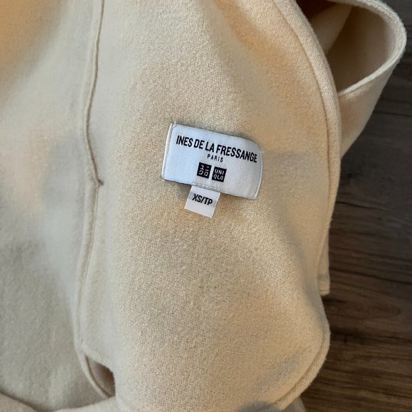 Uniqlo Ines de la Fressange Double faced Wool Coat - Picture 4 of 6